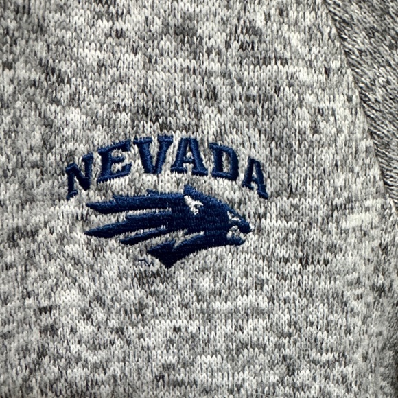 Gray UN Nevada Reno Wolfpack Full-Zip Sweatshirt - Picture 3 of 8